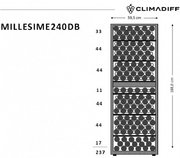 Винный шкаф CLIMADIFF MILLESIME240DB фото 2 в Екатеринбурге