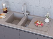 Мойка Omoikiri Kitagawa 100-2 GR фото 2 в Екатеринбурге