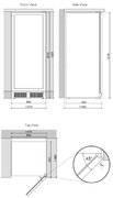 Винный шкаф Dunavox DX-70.258B фото 4 в Екатеринбурге