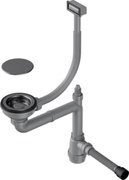 Арматура для одночашевых моек с прямоугольным переливом Omoikiri WK-1C GM фото в Екатеринбурге