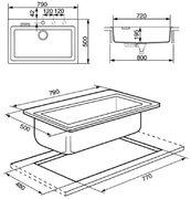 Мойка SMEG VS79T фото 2 в Екатеринбурге
