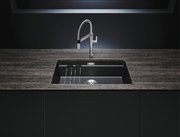 Мойка Blanco Etagon 700-U Silgranit черный клапан-автомат InFino 525891 фото 3 в Екатеринбурге