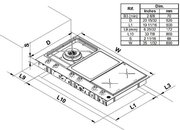 Газо-электрическая панель Bertazzoni PM36 1 IG X фото 4 в Екатеринбурге