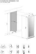 Винный шкаф Dunavox DX-123.338DSS фото 3 в Екатеринбурге