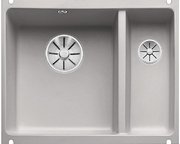 Мойка Бланко SUBLINE 350/150-U керамика отводная арматура InFino® серый алюминий фото в Екатеринбурге Мойка Blanco SUBLINE 350/150-U керамика отводная арматура InFino® серый алюминий фото в Екатеринбурге