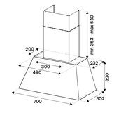 Вытяжка настенная Bertazzoni KR70HER1NDA фото 2 в Екатеринбурге