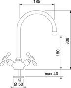 Смеситель Franke Ambra Alto фото 2 в Екатеринбурге