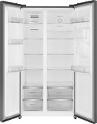 Отдельностоящий холодильник с инвертором и подачей воды Weissgauff WSBS 590 Inverter NoFrost Water Dispenser Grey фото 2 в Екатеринбурге
