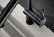 Смеситель Blanco LINUS-S 525807 Silgranit матовый черный фото 3 в Екатеринбурге