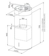 Вытяжка Faber CYLINDRA ISOLA GLOSS  EG10 W A37 фото 2 в Екатеринбурге