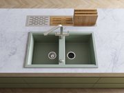 Мойка Omoikiri Kitagawa 83-2-U WG фото 2 в Екатеринбурге