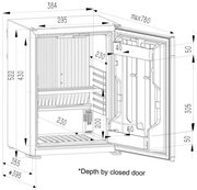 Минибар Dometic RH 430 NTE фото 4 в Екатеринбурге