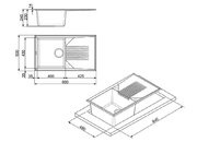 Мойка Smeg LSEQ861A фото 2 в Екатеринбурге