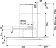 Вытяжка Franke FCR 925 I TC BK XS фото 2 в Екатеринбурге