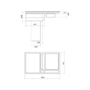 Варочная панель FALMEC Design+ MODULA/M2 (84 х 51) фото 3 в Екатеринбурге