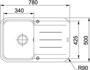 Мойка Franke PBG 611-78 миндаль фото 2 в Екатеринбурге