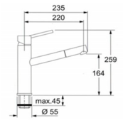 Смеситель Franke Gaia фото 3 в Екатеринбурге