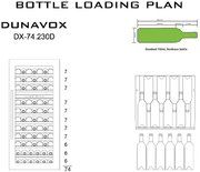 Винный шкаф Dunavox DX-74.230DW фото 4 в Екатеринбурге