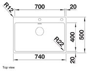 Мойка BLANCO ANDANO 700-IF/A нержавеющая сталь, клапан-автомат фото 3 в Екатеринбурге Мойка BLANCO ANDANO 700-IF/A нержавеющая сталь, клапан-автомат фото 3 в Екатеринбурге