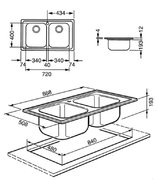 Мойка Smeg LE862 фото 2 в Екатеринбурге