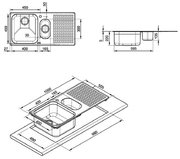 Мойка Smeg LTS102S-2 фото 3 в Екатеринбурге