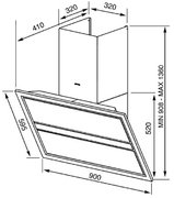 Вытяжка Smeg KCVB9B фото 2 в Екатеринбурге