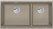 Мойка Blanco SUBLINE 480/320-U серый бежевый клапан-автомат InFino 523591 фото в Екатеринбурге
