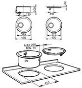 Врезной поддон Smeg 11I фото 3 в Екатеринбурге