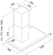 Вытяжка Falmec Lux 120 ix (800) ECP фото 4 в Екатеринбурге