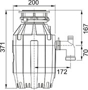 Измельчитель пищевых отходов Franke TE-75 фото 2 в Екатеринбурге