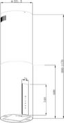 Вытяжка Korting KHA 35808 DN Cylinder фото 2 в Екатеринбурге