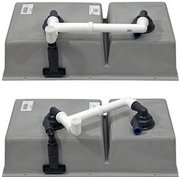 Мойка Blanco SUBLINE 480/320-U серый бежевый клапан-автомат InFino 523591 фото 2 в Екатеринбурге