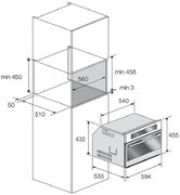 Встраиваемая микроволновая печь Fulgor Milano FCMO 4511 TM BK фото 4 в Екатеринбурге