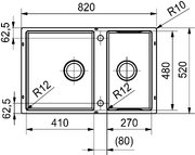 Мойка Franke BWX 120-41-27 сталь фото 4 в Екатеринбурге