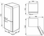Холодильник Smeg FAB32RPN1 фото 3 в Екатеринбурге
