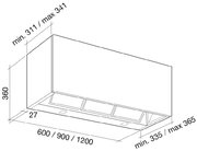Вытяжка Falmec Integrata 60 ix (600) фото 4 в Екатеринбурге