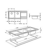 Мойка Smeg LE116D фото 2 в Екатеринбурге