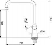 Смеситель Franke Galileo хром/шоколад фото 2 в Екатеринбурге