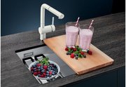 Мойка Blanco ETAGON 500-U PuraPlus глянцевая магнолия клапан-автомат InFino 525150 фото 4 в Екатеринбурге