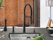 Дозатор для жидкого мыла Blanco Lato 525789 черный матовый фото 4 в Екатеринбурге