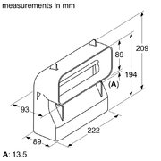 Колено для плоского воздуховода Neff Z861SB4 фото 2 в Екатеринбурге