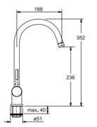 Смеситель Franke 870 оптика титана фото 2 в Екатеринбурге