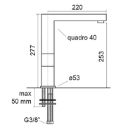 Смеситель Fulgor Milano FT 450 X фото 2 в Екатеринбурге