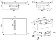 Варочная панель со встроенной вытяжкой Smeg HOBD482D2 фото 2 в Екатеринбурге