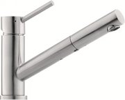 Смеситель Franke Taros выдвижной шланг нержавеющая сталь