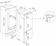 Встраиваемый холодильник Kuppersbusch FKGF 9835.0i фото 2 в Екатеринбурге