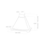 Вытяжка Elica CORALINE WH/A/90 FRASSINO фото 4 в Екатеринбурге