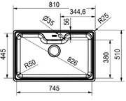 Мойка Franke BCX 610-81 TL сталь фото 2 в Екатеринбурге