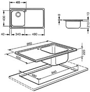 Мойка Smeg LM861S фото 2 в Екатеринбурге