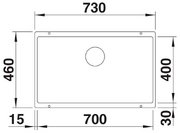Мойка Blanco ROTAN 700-U Silgranit кофе фото 3 в Екатеринбурге
